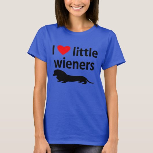 LITTLE WIENERS-T-SHIRT T-SHIRT (Voorkant)