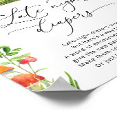 Little Wild Mushroom Late Night Luiers Spel Poster (Hoek)