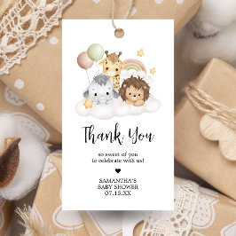 Little Wild One Cute Baby Shower Favor Tags Cadeaulabel