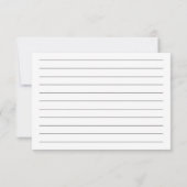 Little Wild One Safari Baby shower Bedankkaart (Achterkant)