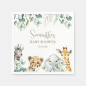Little Wild One Safari Baby shower Servet (Voorkant)