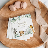 Little Wild One Safari Baby shower Servet