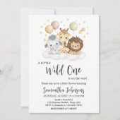 Little Wild One Schattige Baby shower Kaart (Voorkant)