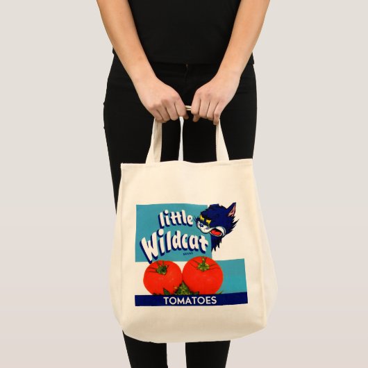 Little Wildcat tomaten krat label Tote Bag (Voorkant (product))