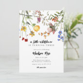 Little Wilde Flower Garden Birthday Party Kaart (Staand voorkant)