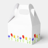 Little Wildflower 1st Birthday Bedankdoosjes (Achterkant)