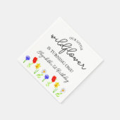 Little Wildflower 1st Birthday Servet (Hoek)