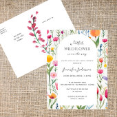 Little Wildflower Arch Baby shower Invitation Briefkaart