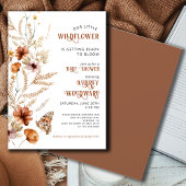 Little Wildflower Baby Bloom Baby shower Kaart