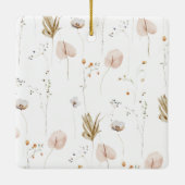 Little Wildflower Baby Eerste Kerstmis Keramisch Ornament (Achterkant)