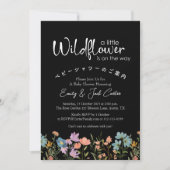 Little Wildflower Baby Meisje Douche Boho Schattig Kaart (Voorkant)