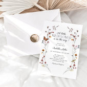 Little Wildflower Baby Meisje Douche Uitnodigingen