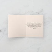 Little Wildflower Baby shower Dank je wel kaart (Binnen)