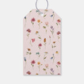 Little Wildflower Baby shower Display Douche Cadeaulabel (Achterkant)