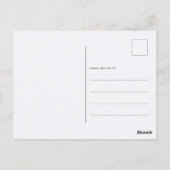 Little Wildflower Baby shower Invitation Briefkaart (Achterkant)