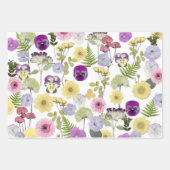 Little Wildflower baby shower thema inpakpapier (Voorkant)