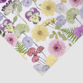 Little Wildflower baby shower thema tissue papier (Detail)