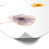 Little Wildflower Baby Shower Welcome Poster (Hoek)