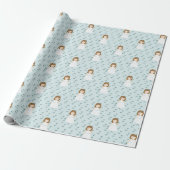Little Wildflower Birthday Cadeaupapier (Uitgerold)