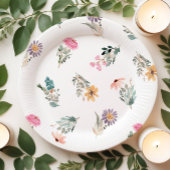 Little Wildflower Birthday of Shower Papieren Bordje