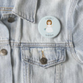 Little Wildflower Birthday Ronde Button 5,7 Cm (In situ)