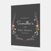 Little Wildflower Boho Dream - Baby Shower  Acryl Bord (Hoek)