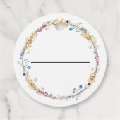 Little Wildflower Boho Dream - Baby shower Bedankjes Labels (Achterkant)