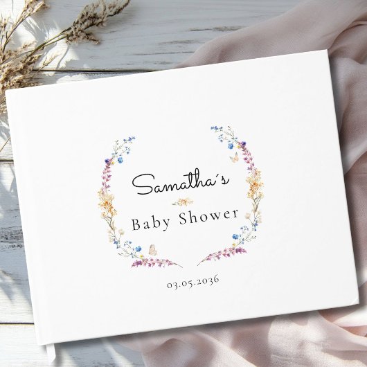 Little Wildflower Boho Dream - Baby Shower Gastenboek