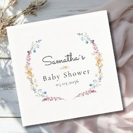 Little Wildflower Boho Droom - Baby Shower Servet