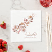 Little Wildflower Boho | HERFST BABY SHOWER Servet (Insitu)