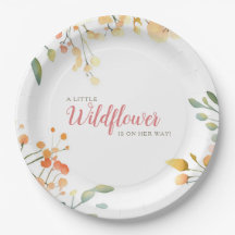 Little Wildflower Boho waterverf baby shower