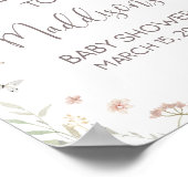Little Wildflower Botanical Spring Welkom Poster (Hoek)