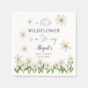Little Wildflower Daisy Baby shower Servet