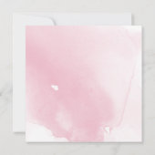 Little Wildflower Delicate Floral First Birthday Kaart (Achterkant)