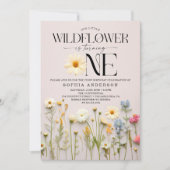 Little Wildflower eerste verjaardag Kaart (Voorkant)