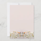 Little Wildflower eerste verjaardag Kaart (Achterkant)