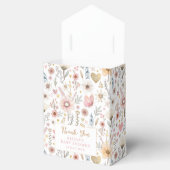 Little Wildflower Floral Baby shower Favoriet Box Bedankdoosjes (Geopend)