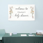 Little Wildflower Floral Baby shower Welcome Spandoek (Beurs)