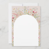 Little Wildflower Floral Garden Verjaardag Kaart (Achterkant)