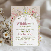 Little Wildflower Floral Garden Verjaardag Kaart