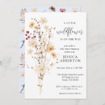 Little Wildflower Flower Baby shower