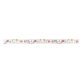 Little Wildflower Garden Floral Pattern Gift Satijnen Lint (Voorkant)