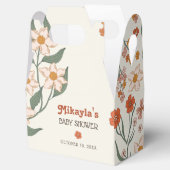 Little Wildflower Herfst Rustic Boho Baby shower Bedankdoosjes (Geopend)