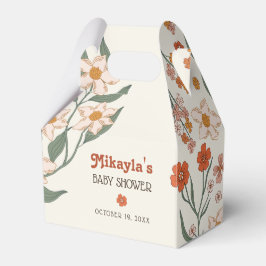 Little Wildflower Herfst Rustic Boho Baby shower Bedankdoosjes