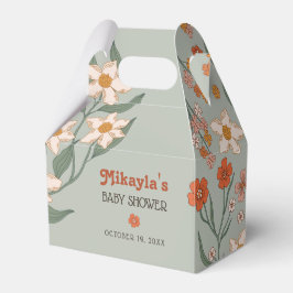 Little Wildflower Herfst Rustic Boho Baby shower Bedankdoosjes