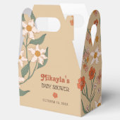 Little Wildflower Herfst Rustic Boho Baby shower Bedankdoosjes (Geopend)