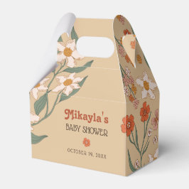Little Wildflower Herfst Rustic Boho Baby shower Bedankdoosjes