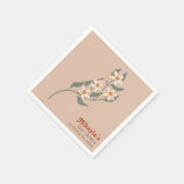 Little Wildflower Herfst Rustic Boho Baby shower Servet (Hoek)