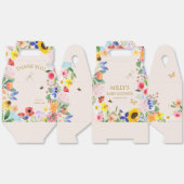 Little Wildflower Mama to Bee Baby shower Bedankdoosjes (Ongevouwen)