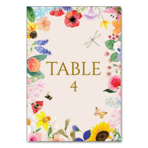 Little Wildflower Mama to Bee Baby shower Kaart